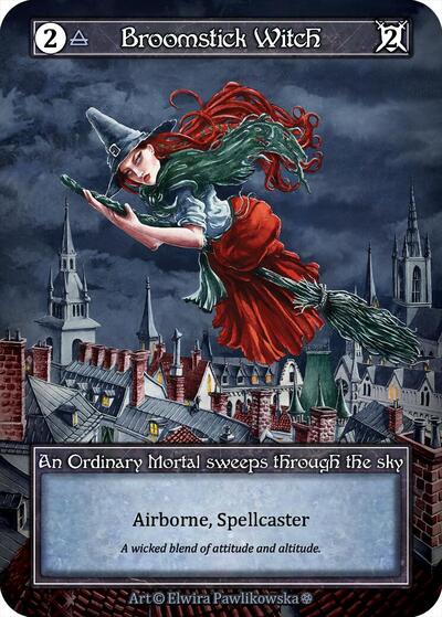 Broomstick Witch - Foil (Gothic)(OR)