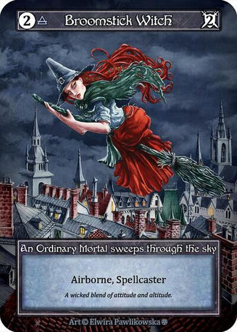 Broomstick Witch - Foil (Gothic)(OR)