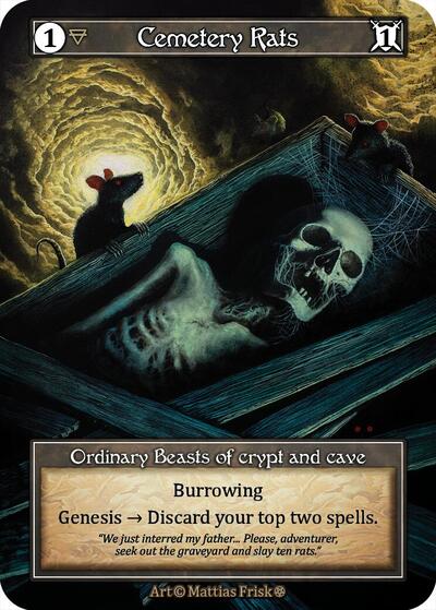 Cemetery Rats - Foil (Gothic)(OR)