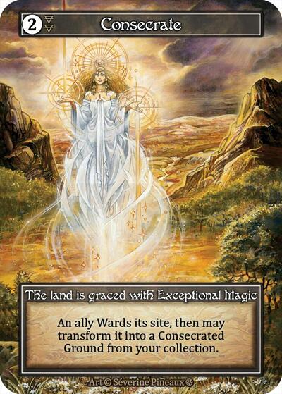 Consecrate - Foil (Gothic)(EX)