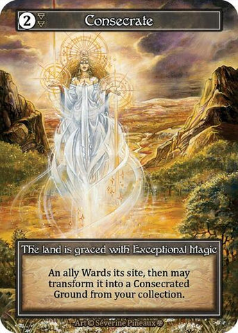 Consecrate - Foil (Gothic)(EX)