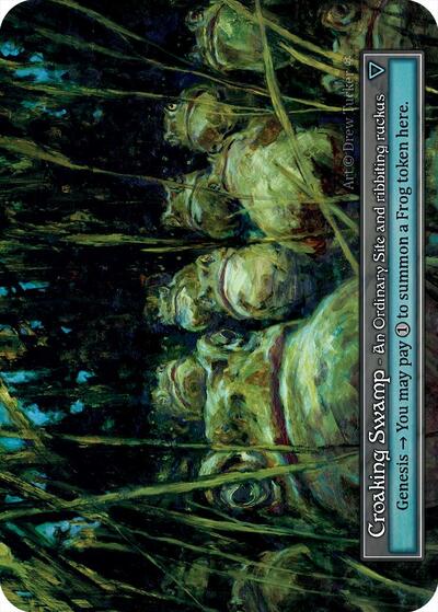 Croaking Swamp - Foil (Gothic)(OR)