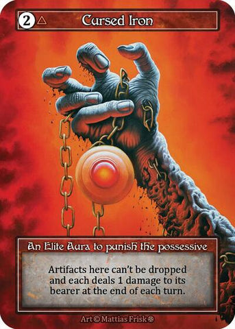 Cursed Iron - Foil (Gothic)(EL)