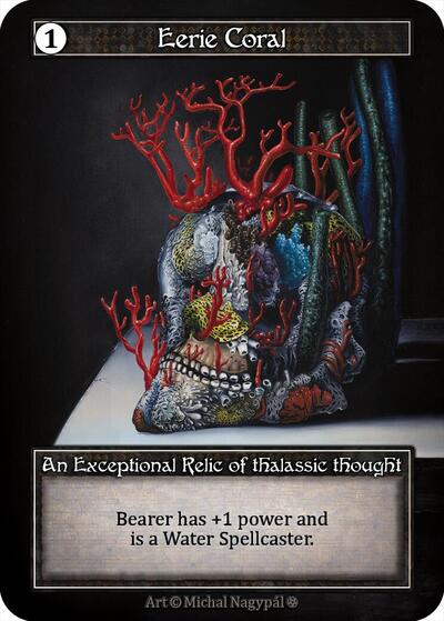 Eerie Coral - Foil (Gothic)(EX)