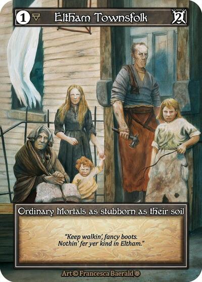 Eltham Townsfolk - Foil (Gothic)(OR)