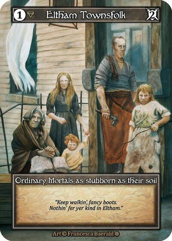 Eltham Townsfolk - Foil (Gothic)(OR)