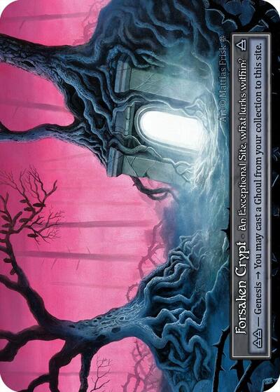 Forsaken Crypt - Foil (Gothic)(EX)