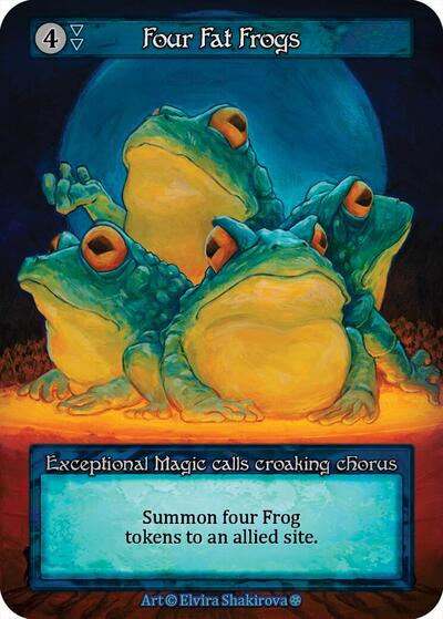Four Fat Frogs (Gothic)(EX)