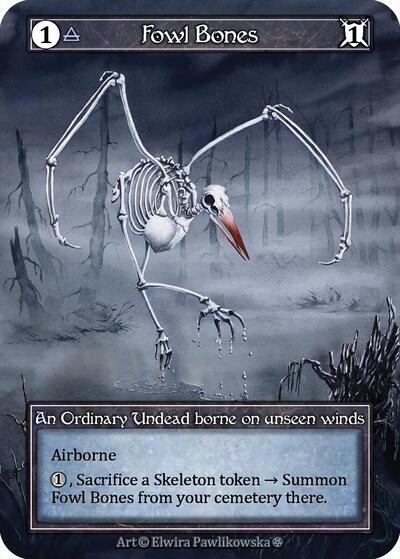 Fowl Bones - Foil (Gothic)(OR)