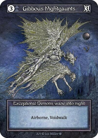Gibbous Nightgaunts - Foil (Gothic)(EX)