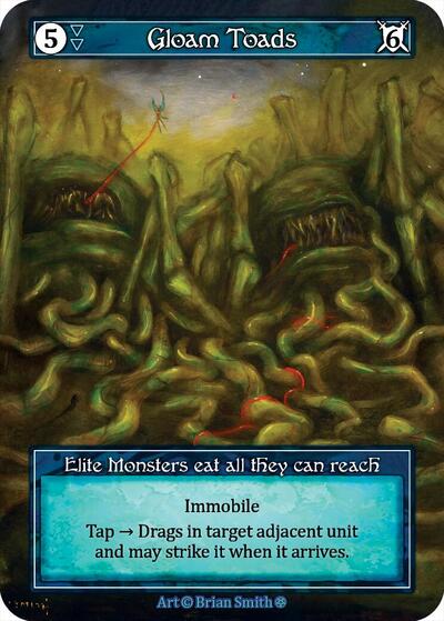 Gloam Toads - Foil (Gothic)(EL)