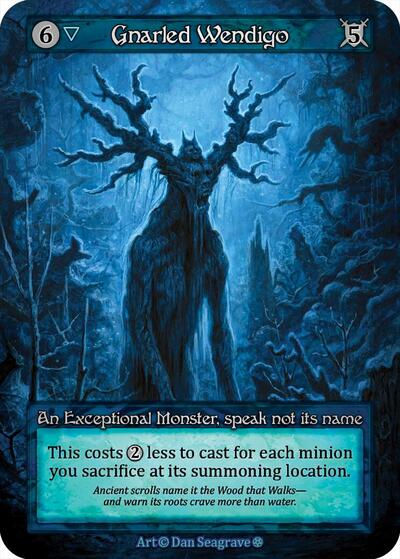 Gnarled Wendigo (Gothic)(EX)
