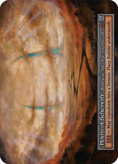 Horns of Behemoth - Foil (Gothic)(UN)