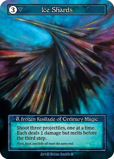 Ice Shards - Foil (Gothic)(OR)