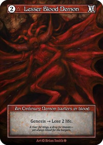 Lesser Blood Demon - Foil (Gothic)(OR)