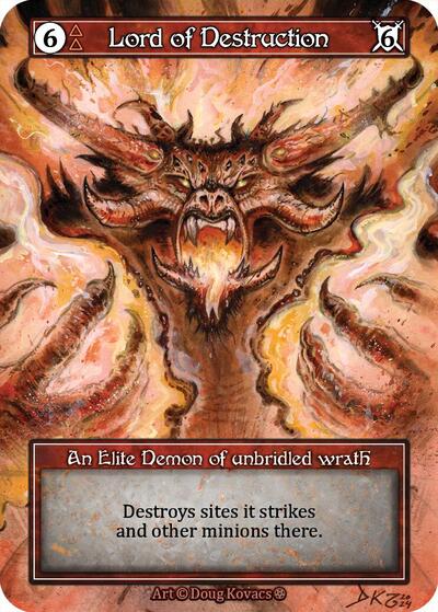 Lord of Destruction - Foil (Gothic)(EL)