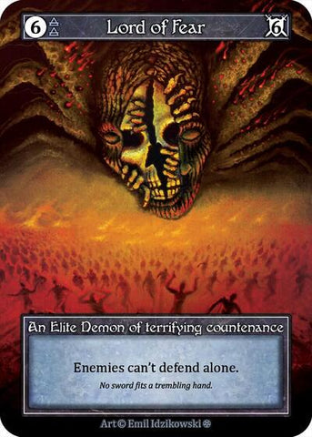 Lord of Fear - Foil (Gothic)(EL)