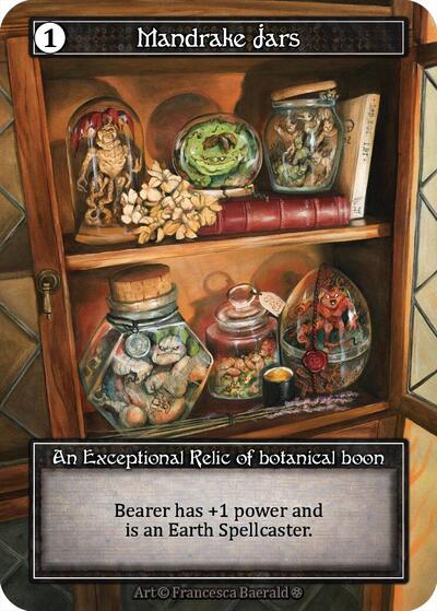 Mandrake Jars - Foil (Gothic)(EX)