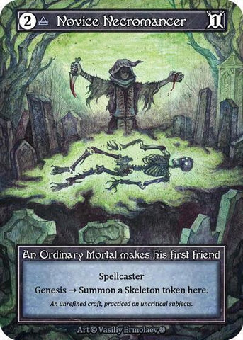 Novice Necromancer - Foil (Gothic)(OR)