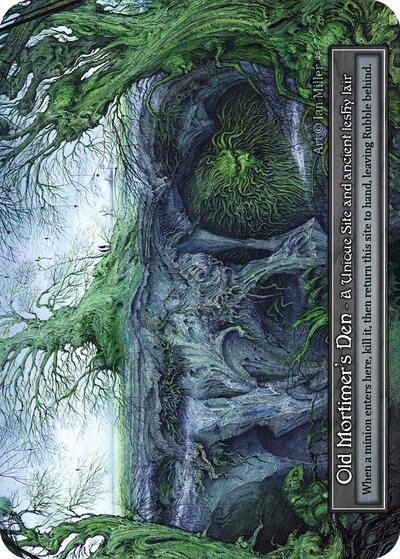 Old Mortimer's Den - Foil (Gothic)(UN)