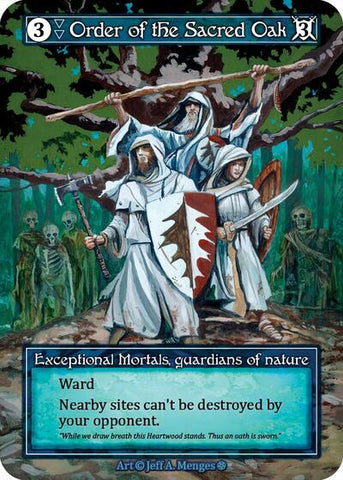 Order of the Sacred Oak - Foil (Gothic)(EX)