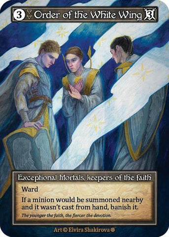 Order of the White Wing - Foil (Gothic)(EX)