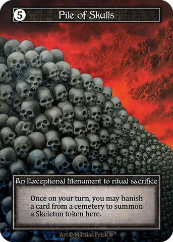 Pile of Skulls - Foil (Gothic)(EX)
