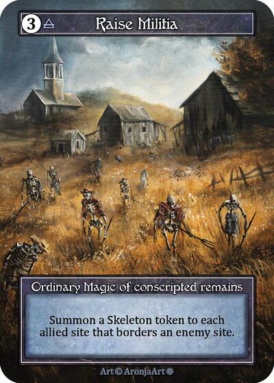 Raise Militia - Foil (Gothic)(OR)