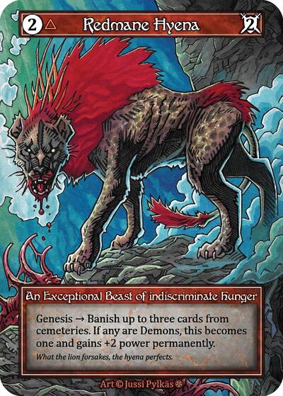 Redmane Hyena - Foil (Gothic)(EX)