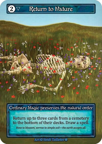 Return to Nature - Foil (Gothic)(OR)