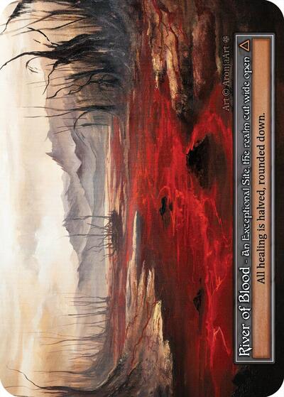 River of Blood - Foil (Gothic)(EX)