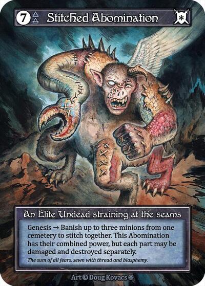 Stitched Abomination - Foil (Gothic)(EL)