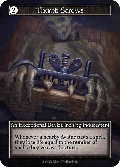 Thumb Screws - Foil (Gothic)(EX)
