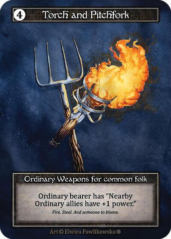 Torch and Pitchfork - Foil (Gothic)(OR)