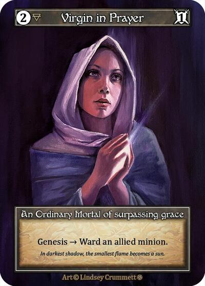 Virgin in Prayer - Foil (Gothic)(OR)