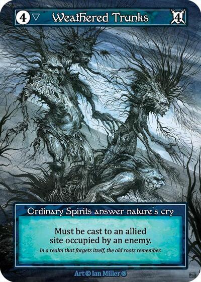 Weathered Trunks - Foil (Gothic)(OR)