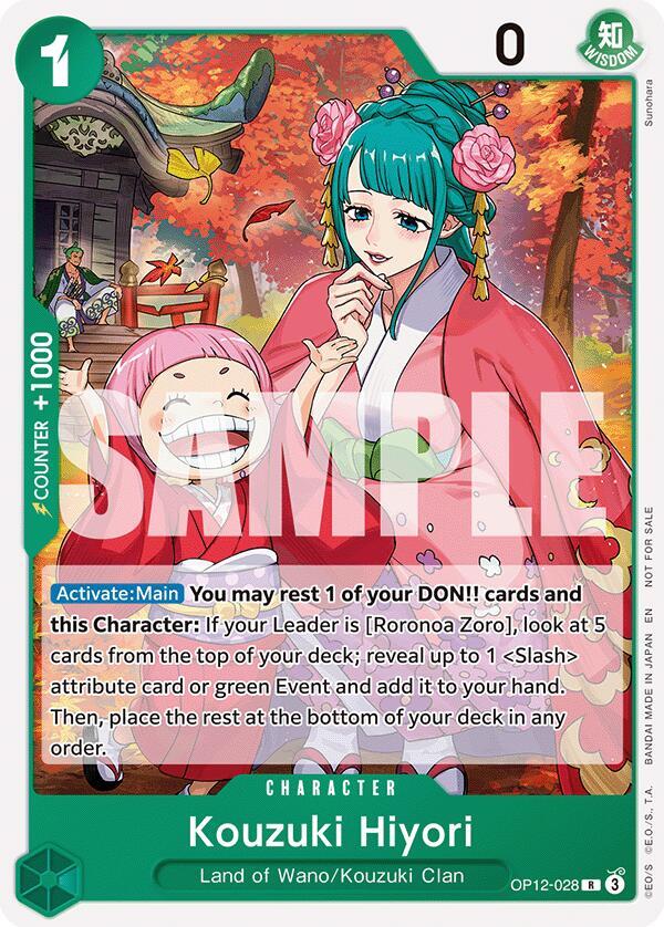 Kouzuki Hiyori [Tournament Pack 2026 Vol. 1] (One Piece Promotion Cards)(OP12-028)(R)
