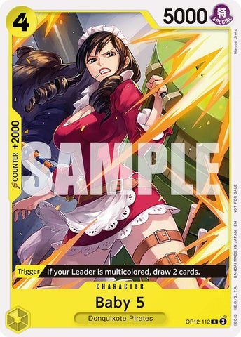 Baby 5 [Tournament Pack 2026 Vol. 1] (One Piece Promotion Cards)(OP12-112)(R)