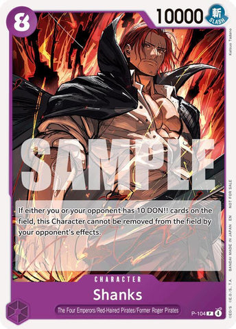 Shanks [Store Tournament 2025 Vol. 4] (One Piece Promotion Cards)(P-104)(PR)