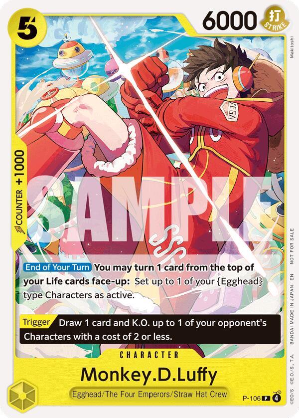 Monkey.D.Luffy [Store Tournament 2025 Vol. 4] (One Piece Promotion Cards)(P-106)(PR)