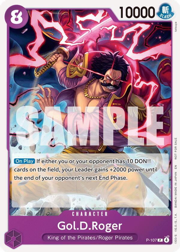 Gol.D.Roger [Store Tournament 2025 Vol. 4] (One Piece Promotion Cards)(P-107)(PR)