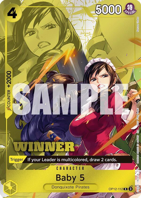 Baby 5 [Winner Pack 2026 Vol. 1] [Foil] (One Piece Promotion Cards)(OP12-112)(R)
