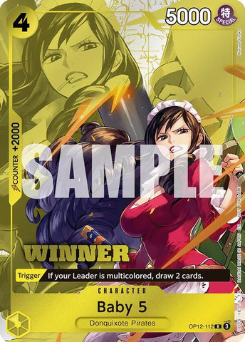 Baby 5 [Winner Pack 2026 Vol. 1] [Foil] (One Piece Promotion Cards)(OP12-112)(R)
