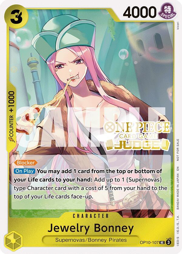 Jewelry Bonney [Judge Pack Vol. 7] [Foil] (One Piece Promotion Cards)(OP10-107)(UC)