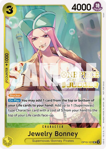 Jewelry Bonney [Judge Pack Vol. 7] [Foil] (One Piece Promotion Cards)(OP10-107)(UC)