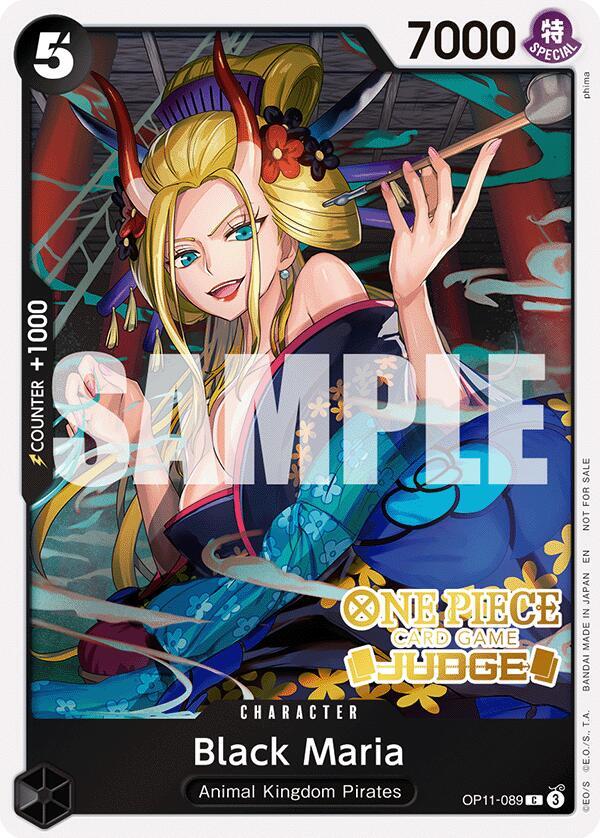 Black Maria [Judge Pack Vol. 7] [Foil] (One Piece Promotion Cards)(OP11-089)(C)
