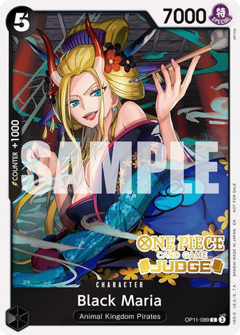 Black Maria [Judge Pack Vol. 7] [Foil] (One Piece Promotion Cards)(OP11-089)(C)