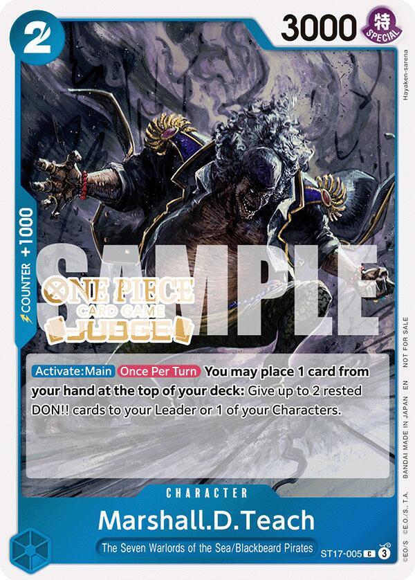 Marshall.D.Teach [Judge Pack Vol. 7] [Foil] (One Piece Promotion Cards)(ST17-005)(C)