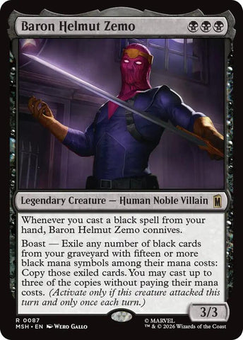 Baron Helmut Zemo (Marvel Super Heroes)(MSH)(87)(R)