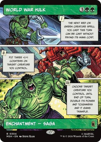 World War Hulk (Borderless) (Foil) (Marvel Super Heroes)(MSH)(304)(R)